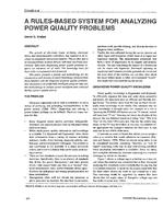 CH-95-04-4 — A Rules-Based System for Analyzing Power Quality Problems