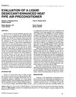 CH-95-05-4 — Evaluation of a Liquid Desiccant-Enhanced Heat Pipe Air Preconditioner