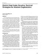 AT-96-11-5 — District Heating Under Scrutiny: Survival Strategies for Alaskan Cogeneration