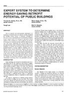 3894 — Expert System to Determine Energy-Saving Retrofit Potential of Public Buildings