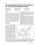 3897 — On-Line Prediction for Load Profile of an Air-Conditioning System