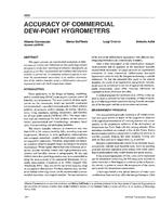 3902 — Accuracy of Commercial Dew-Point Hygrometers