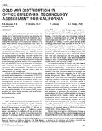 3702 — Cold Air Distribution in Office Buildings: Technology Assessment for California