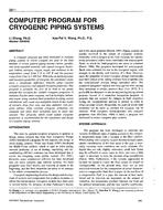 3811 — Computer Program for Cryogenic Piping Systems