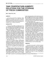 3817 (RP-678) — Time-Temperature-Humidity Relations for the Storage of Fresh Commodities