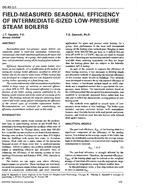 DE-93-01-1 — Field-Measured Seasonal Efficiency of Intermediate-Sized Low-Pressure Steam Boilers