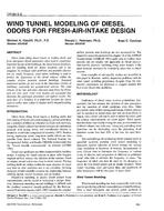 OR-94-03-2 — Wind Tunnel Modeling of Diesel Odors for Fresh-Air-Intake Design