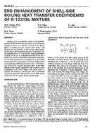 BA-92-05-1 — EHD Enhancement of Shell-Side Boiling Heat Transfer Coefficients of R123/Oil Mixture