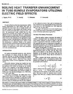 BA-92-05-2 — Boiling Heat Transfer Enhancement in Tube-Bundle Evaporators Utilizing Electric Field Effects