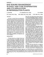 BA-92-05-5 — EHD Boiling Enhancement in Shell-and-Tube Evaporators and its Application in Refrigeration Plants