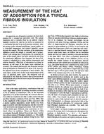 BA-92-06-3 — Measurement of the Heat of Adsorption for a Typical Fibrous Insulation