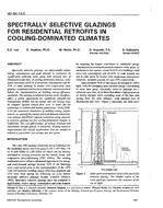 NO-94-14-5 — Spectrally Selective Glazings for Residential Retrofits in Cooling-Dominated Climates