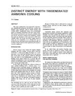 NO-94-15-3 — District Energy with Trigenerated Ammonia Cooling