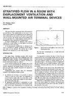 NO-94-16-2 — Stratified Flow in a Room with Displacement Ventilation and Wall-Mounted Air Terminal Devices