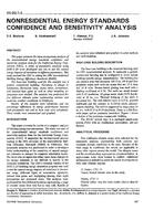 AN-92-01-4 — Non-Residential Energy Standards Confidence and Sensitivity Analysis