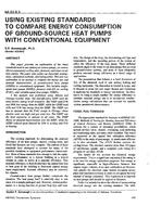 BA-92-09-3 — Using Existing Standards to Compare Energy Consumption of Ground-Source Heat Pumps with Conventional Equipment