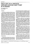 BA-92-09-4 — Field Test of a Vertical Ground-Coupled Heat Pump in Alabama