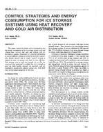 NO-94-17-2 — Control Strategies and Energy Consumption for Ice Storage Systems Using Heat Recovery and Cold Air Distribution