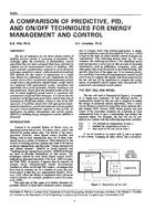 3485 — A Comparison of Predictive, PID and On/Off Techniques for Energy Management and Control