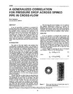 3490 — A Generalized Correlation for Pressure Drop Across Spined Pipe in Cross-Flow