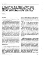 NO-94-19-1 — A Review of the Regulatory and Technical Literature Related to Crawl Space Moisture Control