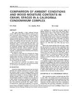 NO-94-19-2 — Comparison of Ambient Conditions and Wood Moisture Contents in Crawl Spaces in a California Condominium Complex