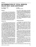 AN-92-06-2 — Determination of Total Window Solar Heat Gain Coefficient