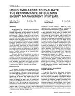 NO-94-23-4 — Using Emulators to Evaluate the Performance of Building Energy Management Systems