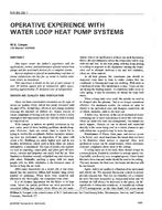 NO-94-26-1 — Operative Experience with Water Loop Heat Pump Systems