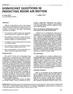 AN-92-09-1 — Significant Questions in Predicting Room Air Motion