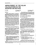 3510 (RP-564) — Improvement of the Solar Calculations in the Modified Bin Method