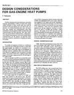 AN-92-10-1 — Design Considerations for Gas-Engine Heat Pumps