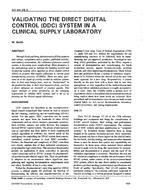 NO-94-29-3 — Validating the Direct Digital Control (DDC) System in a Clinical Supply Laboratory