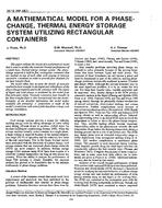 3516 (RP-481) — A Mathematical Model for a Phase-Change, Thermal Energy Storage System Utilizing Rectangular Containers