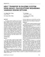 NO-94-31-2 — Heat Transfer in Glazing System Edge-Seals: Calculations Regarding Various Design Options