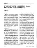 NO-94-31-3 — Spacer Effects on Edge-of-Glass and Frame Heat Transfer