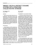 NO-94-32-4 — Energy Use in a District Cooling System with Stratified Chilled-Water Storage