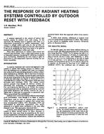 IN-91-10-2 — The Response of Radiant Heating Systems Controlled by Outdoor Reset with Feedback