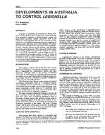 3467 — Developments in Australia to Control Legionella