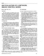 3470 — An Evaluation of a Network Smoke Control Model