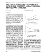 3473 — Air-to-Air Heat Pump Performance with Three Different Nonazeotropic Refrigerant Mixtures