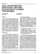 CH-93-17-2 — Cold Air Distribution, Application, and Field Evaluation of a Nozzle-Type Diffuser