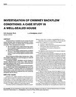 3305 — Investigation of Chimney Backflow Conditions: A Case Study in a Well-Sealed House