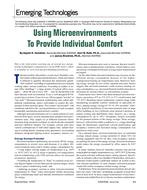 Emerging Technologies: Using Microenvironments To Provide Individual Comfort