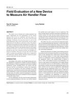 KC-03-01-4 — Field Evaluation of a New Device to Measure Air Handler Flow