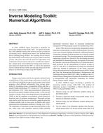 KC-03-02-1 (RP-1050) — Inverse Modeling Toolkit: Numerical Algorithms