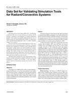 KC-03-06-1 (RP-1140) — Data Set for Validating Simulation Tools for Radiant/Convective Systems