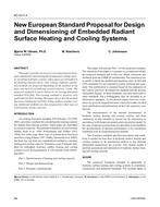 KC-03-07-4 — New European Standard Proposal for Design and Dimensioning of Embedded Radiant Surface Heating and Cooling Systems