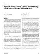 KC-03-08-1 — Application of Control Charts for Detecting Faults in Variable-Air-Volume Boxes