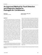 KC-03-08-2 — An Improved Method for Fault Detection and Diagnosis Applied to Packaged Air Conditioners